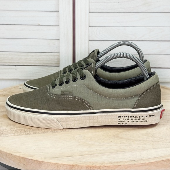 Vans Era 66 Supply Low Top Sneakers Vetiver Grape Leaf Green 7.5 Men 9 Women - Picture 3 of 11